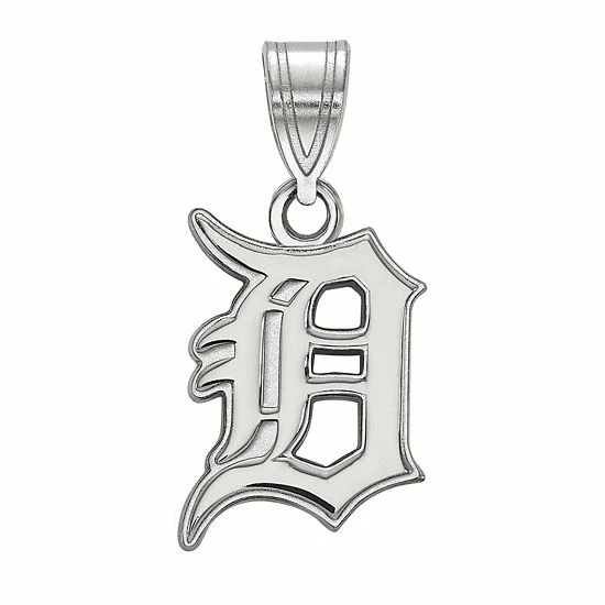 LogoArt Sterling Silver Detroit Tigers Medium Pendant - Image 2