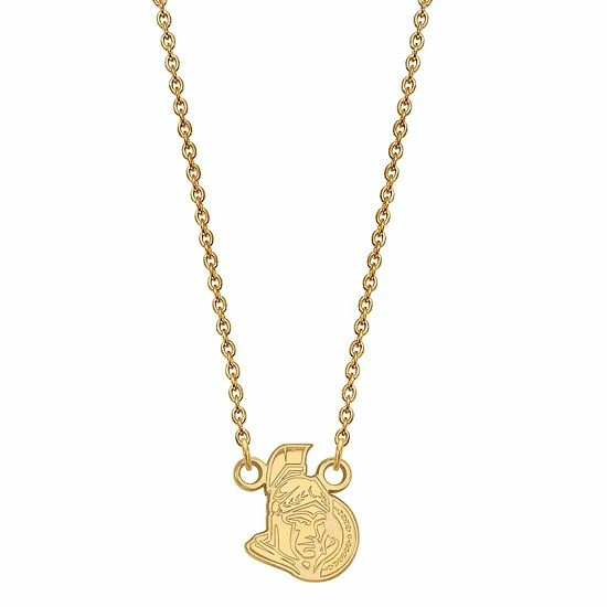 LogoArt 10k Gold Ottawa Senators Small Logo Necklace - Image 3