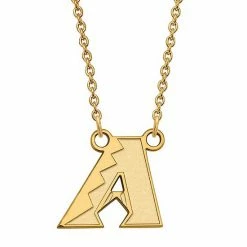 LogoArt 10k Gold Arizona Diamondbacks Small Pendant Necklace