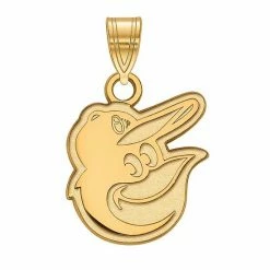 LogoArt 14k Gold Baltimore Orioles Small Pendant