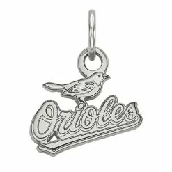 LogoArt 10K Gold Baltimore Orioles Extra Small Pendant