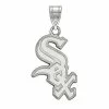LogoArt 10k Gold LogoArt Chicago White Sox Large Pendant