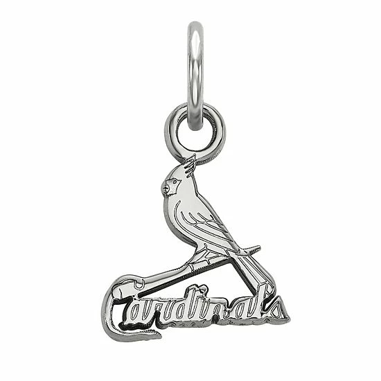 LogoArt 14k White Gold St. Louis Cardinals Extra-Small Pendant - Image 2