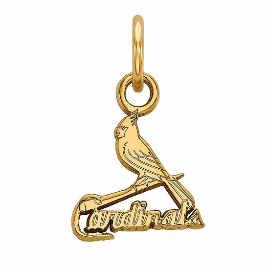 LogoArt 14k White Gold St. Louis Cardinals Extra-Small Pendant - Image 3