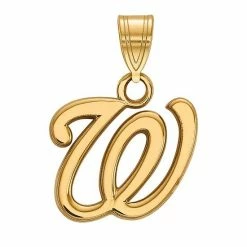 LogoArt Sterling Silver Washington Nationals Pendant