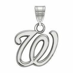 LogoArt 10K Gold Washington Nationals Pendant