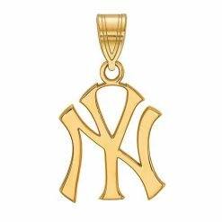 LogoArt 14K Gold New York Yankees Pendant