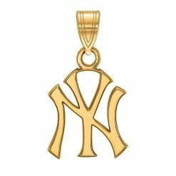 LogoArt 14K Gold New York Yankees Pendant