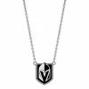 LogoArt Sterling Silver Las Vegas Golden Knights Large Enamel Pendant Necklace