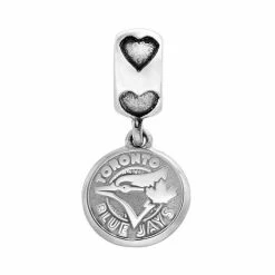 LogoArt Toronto Blue Jays Sterling Silver Team Logo Charm
