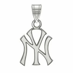 LogoArt 10k Gold New York Yankees Small Pendant 10k Whgold