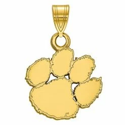 LogoArt 14k Yellow Gold Clemson Tigers Small Pendant