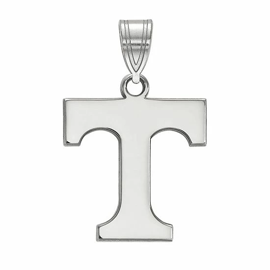 LogoArt Tennessee Volunteers Sterling Silver Rhodium Plated Medium Pendant