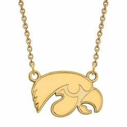 LogoArt 10k Yellow Gold Iowa Hawkeyes Small Pendant