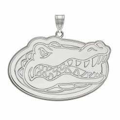 LogoArt Sterling Silver Florida Gators Extra Large Pendant