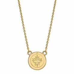 LogoArt Sterling Silver Winnipeg Jets Small Pendant Necklace