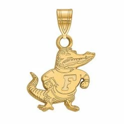 LogoArt 14K Gold Plated Florida Gators Small Pendant