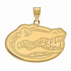 LogoArt 10K Gold Florida Gators Large Pendant