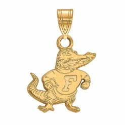 LogoArt 14K Gold Plated LogoArt Florida Gators Medium Pendant