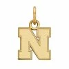 LogoArt 10K Gold Nebraska Cornhuskers Pendant
