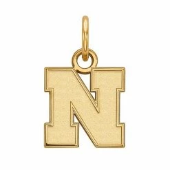 LogoArt 10K Gold Nebraska Cornhuskers Pendant