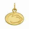 LogoArt 14K Gold Over Silver Penn State Nittany Lions Pendant