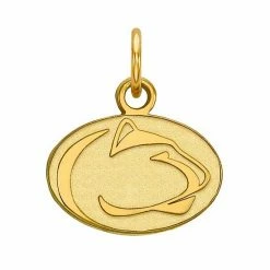 LogoArt 14K Gold Over Silver Penn State Nittany Lions Pendant
