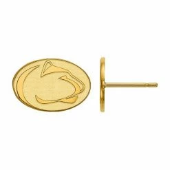 LogoArt 14K Gold Penn State Nittany Lions Extra Small Post Earrings