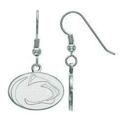 LogoArt Penn State Nittany Lions Sterling Silver Small Dangle Earrings