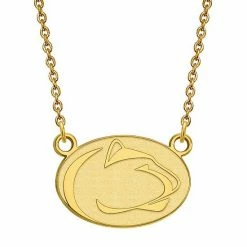 LogoArt 14K Gold Over Silver Penn State Nittany Lions Small Pendant