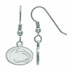 LogoArt Penn State Nittany Lions Sterling Silver Extra Small Dangle Earrings