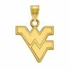 LogoArt 14K Gold West Virginia Moutaineers Small Pendant