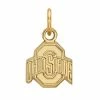 LogoArt 14K Gold Ohio State Small Pendant