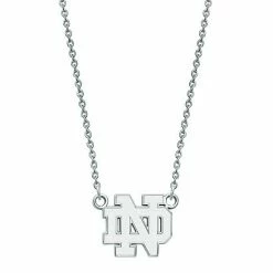 Women's LogoArt Notre Dame Small Pendant Necklace