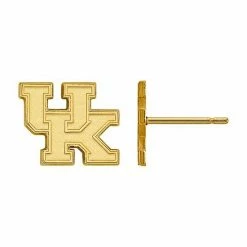 LogoArt 10k Gold Kentucky Wildcats Post Earrings