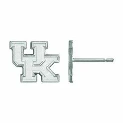 LogoArt Sterling Silver Kentucky Wildcats Post Earrings