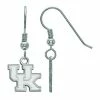 LogoArt Sterling Silver Kentucky Wildcats Drop Earrings