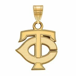 LogoArt 14k Gold Minnesota Twins Small Pendant