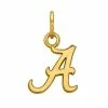 LogoArt 14k Gold Over Silver Alabama Crimson Tide Pendant