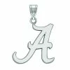 LogoArt Sterling Silver Alabama Crimson Tide Pendant