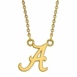LogoArt 10k Gold Alabama Crimson Tide Pendant Necklace