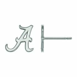 LogoArt Sterling Silver Alabama Crimson Tide Post Earrings