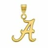 LogoArt 14k Gold Over Silver Alabama Crimson Tide Pendant
