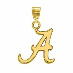 LogoArt 14k Gold Alabama Crimson Tide Pendant
