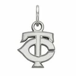 LogoArt Sterling Silver Minnesota Twins Extra-Small Pendant