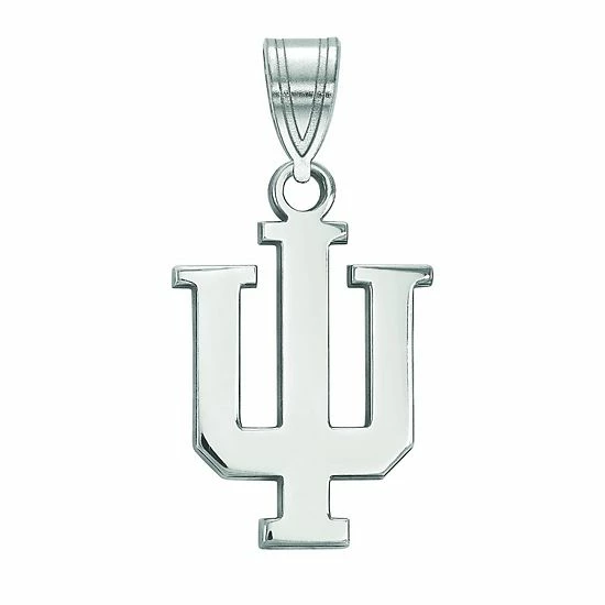 LogoArt Indiana Hoosiers Sterling Silver Rhodium Plated Medium Pendant 3 LogoArt Indiana Hoosiers Sterling Silver Rhodium Plated Medium Pendant