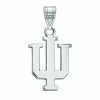 LogoArt Indiana Hoosiers 14K White Gold Medium Pendant