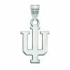 LogoArt 14K White Gold Indiana Hoosiers Small Pendant