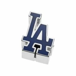 LogoArt Sterling Silver Los Angeles Dodgers Bead
