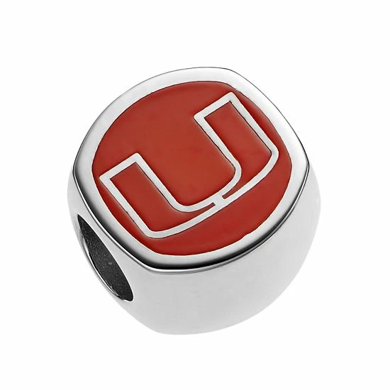 LogoArt Sterling Silver Miami Hurricanes Bead